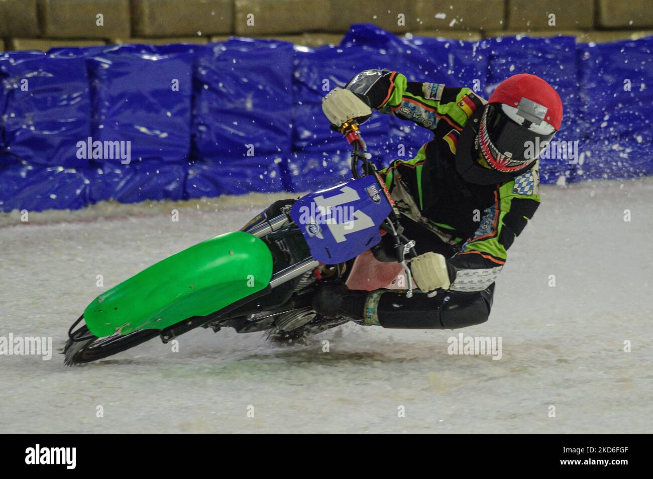 . Benedikt Monn en action pendant le ROLOEF THIJS BOKAAL à Ice Rink Thialf, Heerenveen le vendredi 1st avril 2022. (Photo de Ian Charles/MI News/NurPhoto) Banque D'Images