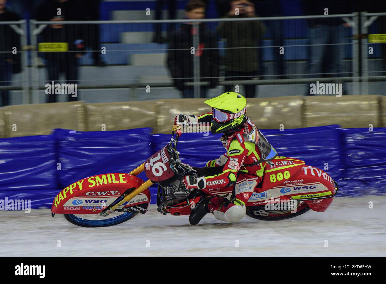 . Jasper Iwema en action pendant le ROLOEF THIJS BOKAAL à Ice Rink Thialf, Heerenveen le vendredi 1st avril 2022. (Photo de Ian Charles/MI News/NurPhoto) Banque D'Images