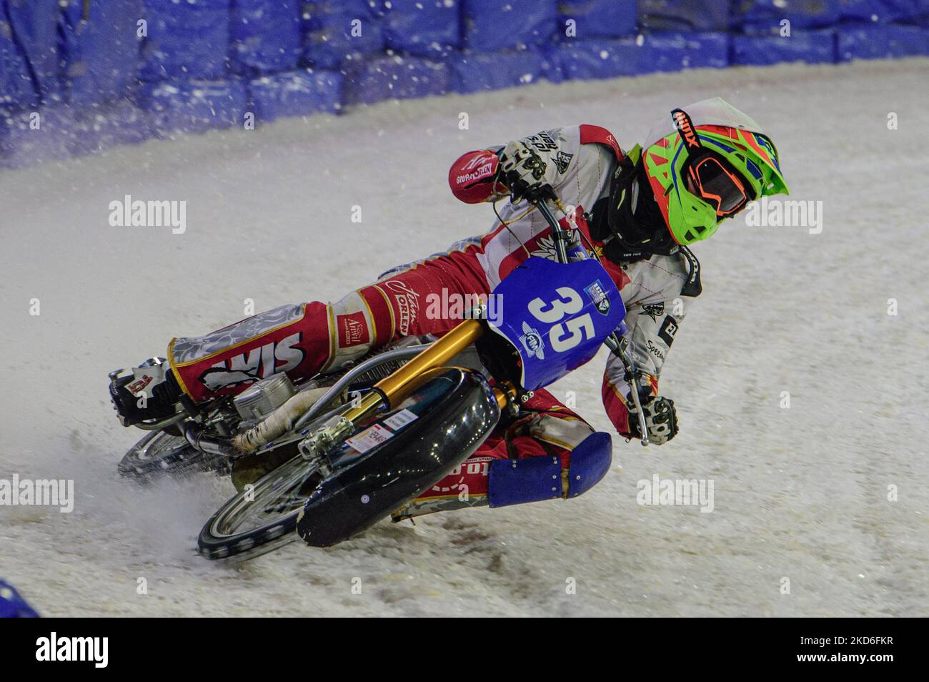 . Micha ? Knapp en action pendant le ROLOEF THIJS BOKAAL à Ice Rink Thialf, Heerenveen le vendredi 1st avril 2022. (Photo de Ian Charles/MI News/NurPhoto) Banque D'Images