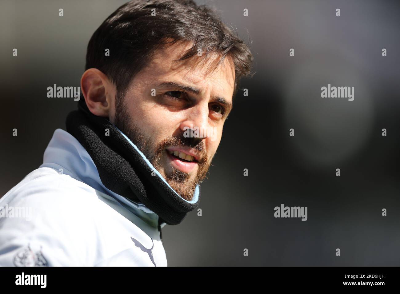 Bernardo Silva de Manchester City avant le match de la Premier League entre Burnley et Manchester City à Turf Moor, Burnley, le samedi 2nd avril 2022. (Photo de Pat Scaasi/MI News/NurPhoto) Banque D'Images