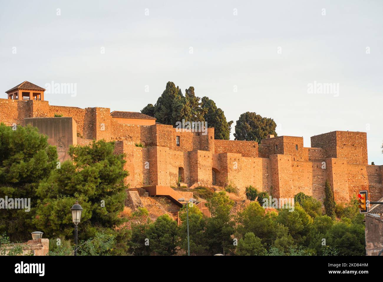 Malaga espagne. L'Alcazaba de Malaga. Le château maure, Malaga, Andalousie, Espagne Banque D'Images