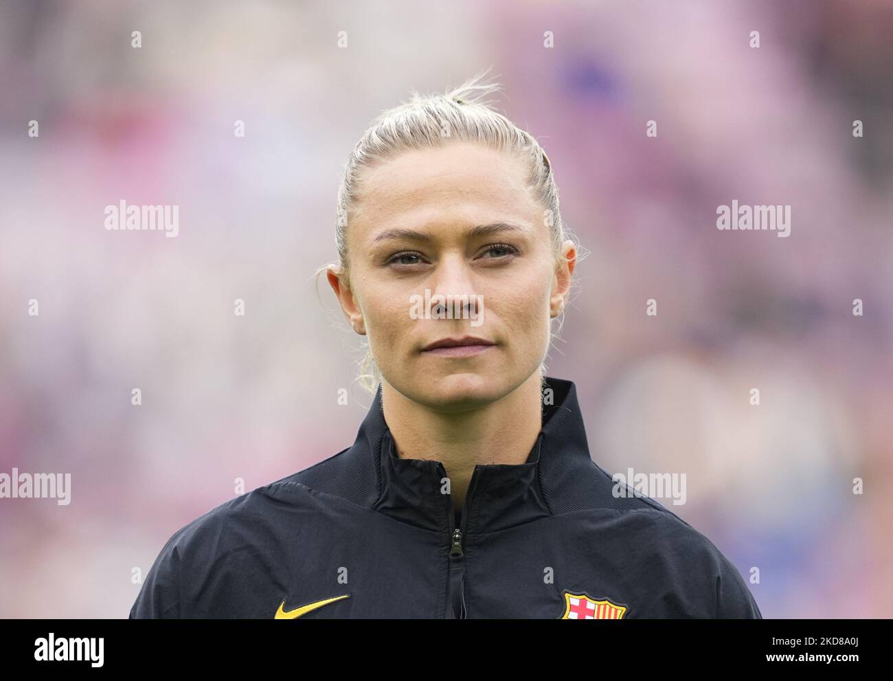 Fridolina Rolfö du FC Barcelone pendant le FC Barcelone contre VFL Wolfsburg, demi-finale de la ligue des champions de l'UEFA au camp de Nou, Barcelone, Espagne sur 22 avril 2022. (Photo par Ulrik Pedersen/NurPhoto) Banque D'Images