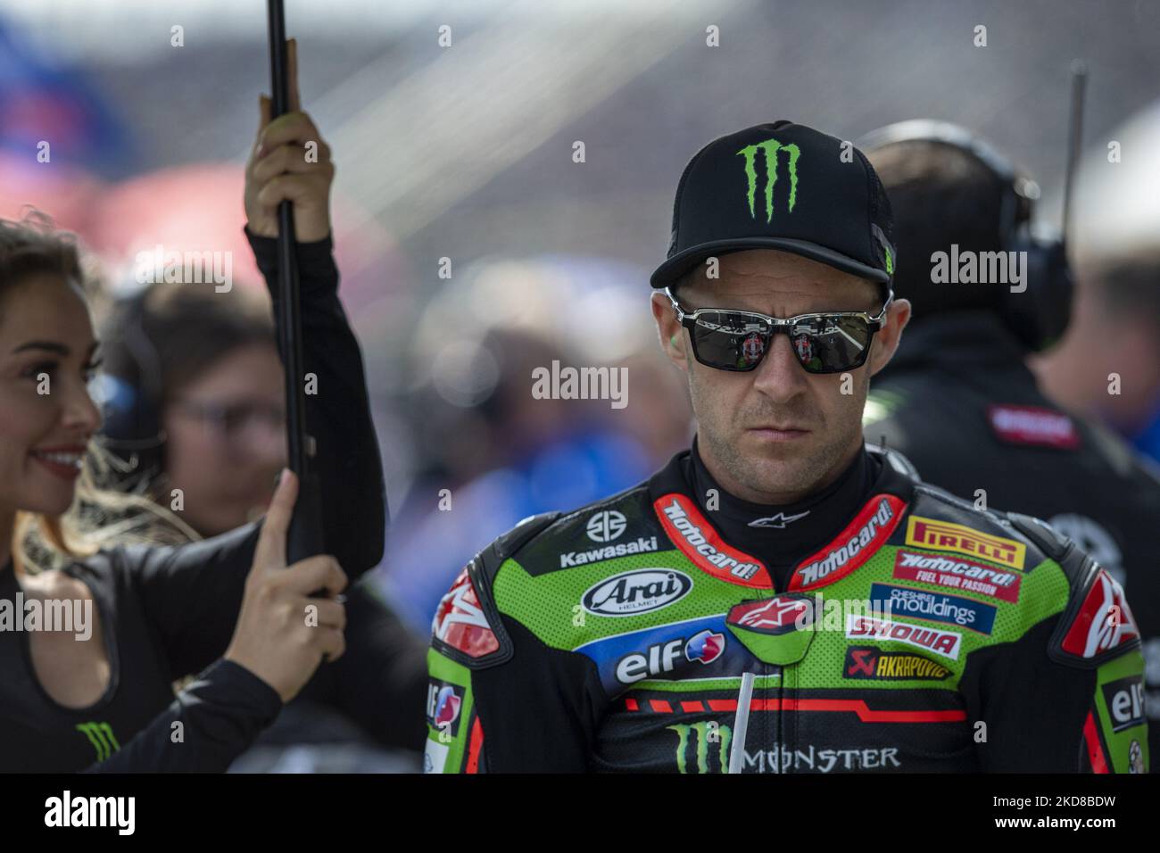 N°65 Jonathan Rea GBR Kawasaki ZX-10RR Kawasaki Racing Team WorldSBK pendant le World Superbike - SBK Motul Dutch Round - FIM Superbike World Championship 2022 - course 2 sur 24 avril 2022 au circuit TT Assen d'Assen à Assen (pays-Bas), pays-Bas (photo par Otto Moretti/LiveMedia/NurPhoto) Banque D'Images