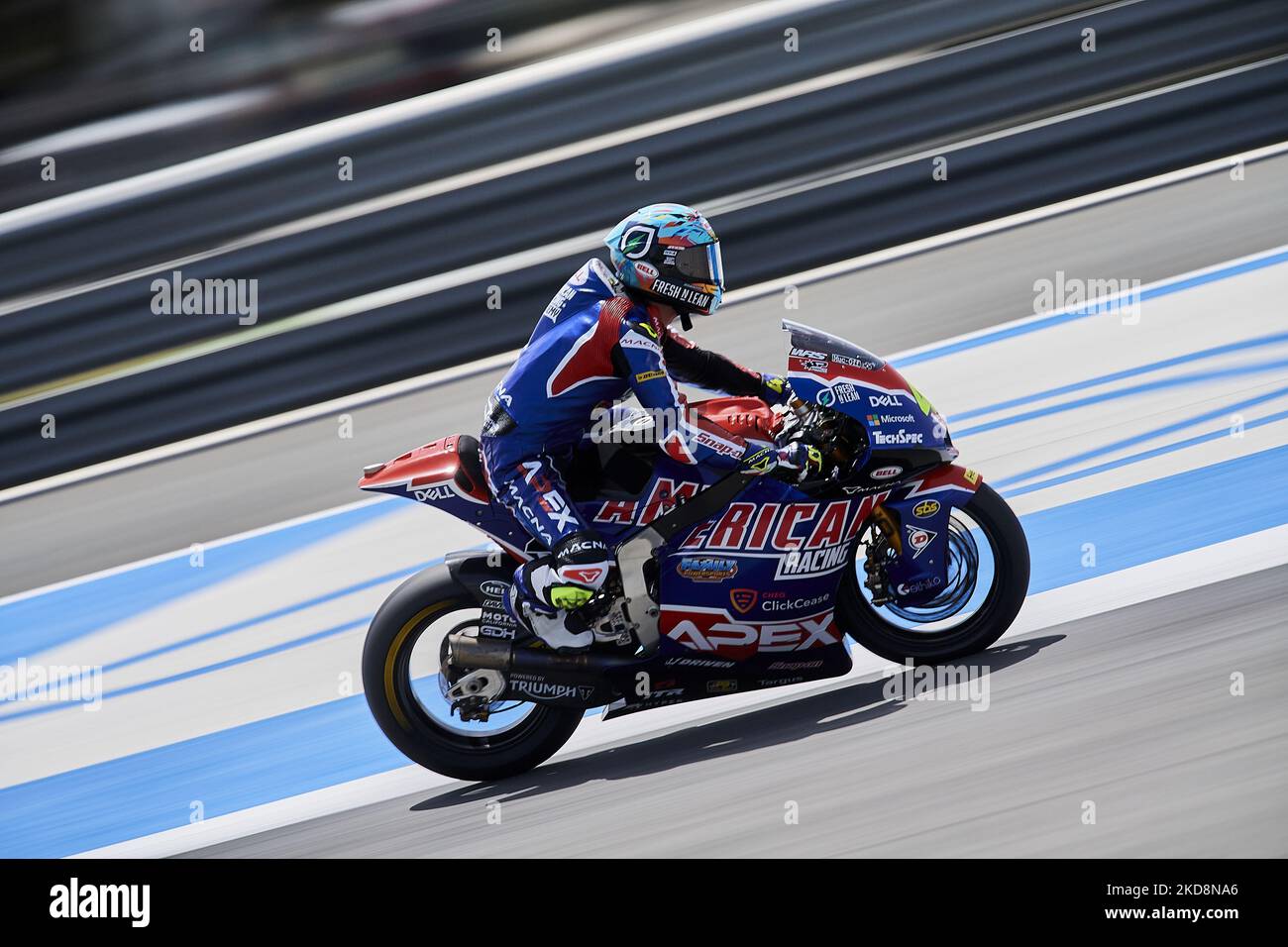 Sean Dylan Kelly (4) des États-Unis et American Racing pendant le Grand Premio Red Bull d'Espagne à Circuito de Jerez - Angel Nieto sur 29 avril 2022 à Jerez de la Frontera, Espagne. (Photo de Jose Breton/Pics action/NurPhoto) Banque D'Images