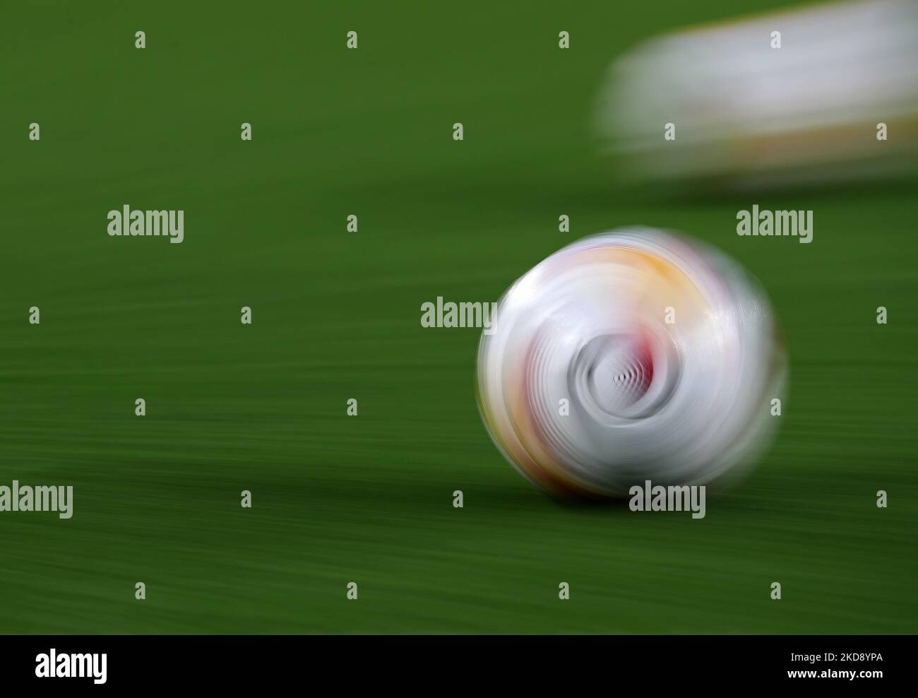 Le ballon officiel du match entre le FC Barcelone et le RCD Mallorca, correspondant à la semaine 34 de la Liga Santander, a joué au stade Camp Nou, à Barcelone, le 1st mai 2022. (Photo de Joan Valls/Urbanandsport /NurPhoto) Banque D'Images