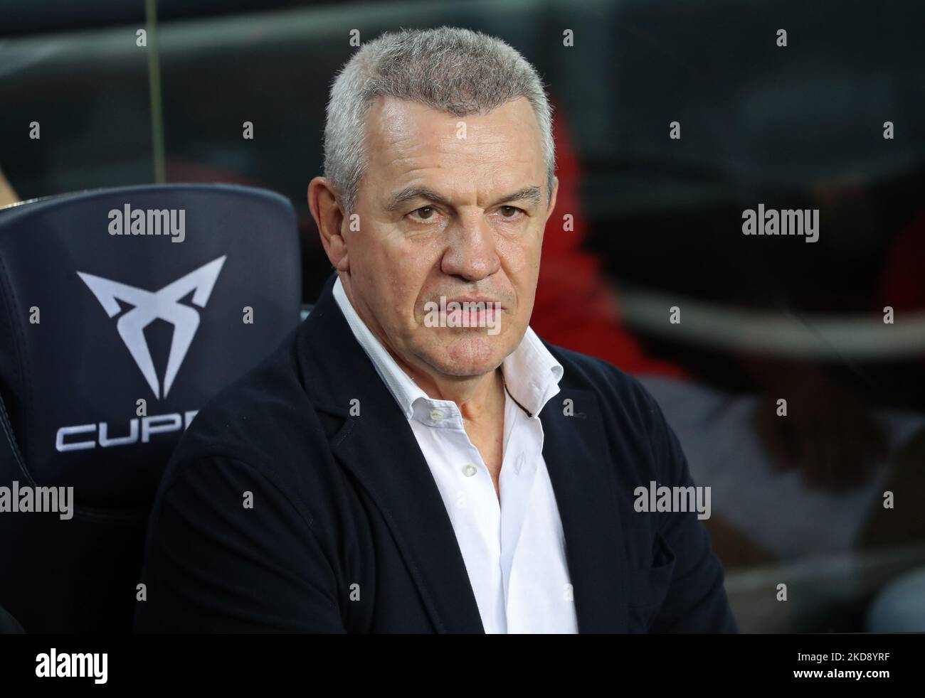Javier Aguirre pendant le match entre le FC Barcelone et le RCD Mallorca, correspondant à la semaine 34 de la Liga Santander, joué au Camp Nou Stadium, à Barcelone, le 1st mai 2022. (Photo de Joan Valls/Urbanandsport /NurPhoto) Banque D'Images