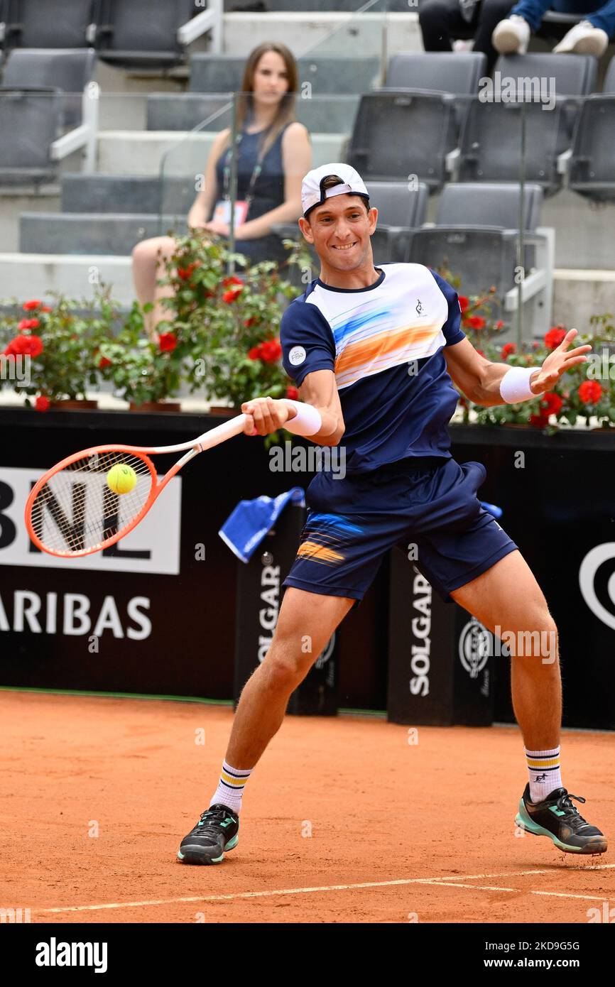 Francesco Passaro (ITA) lors du premier tour contre Cristian grain (CHI) du Maître ATP 1000 Internazionali BNL d'Italia Tournament à Foro Italico on 8 mai 2022 (photo de Fabrizio Corradetti/LiveMedia/NurPhoto) Banque D'Images