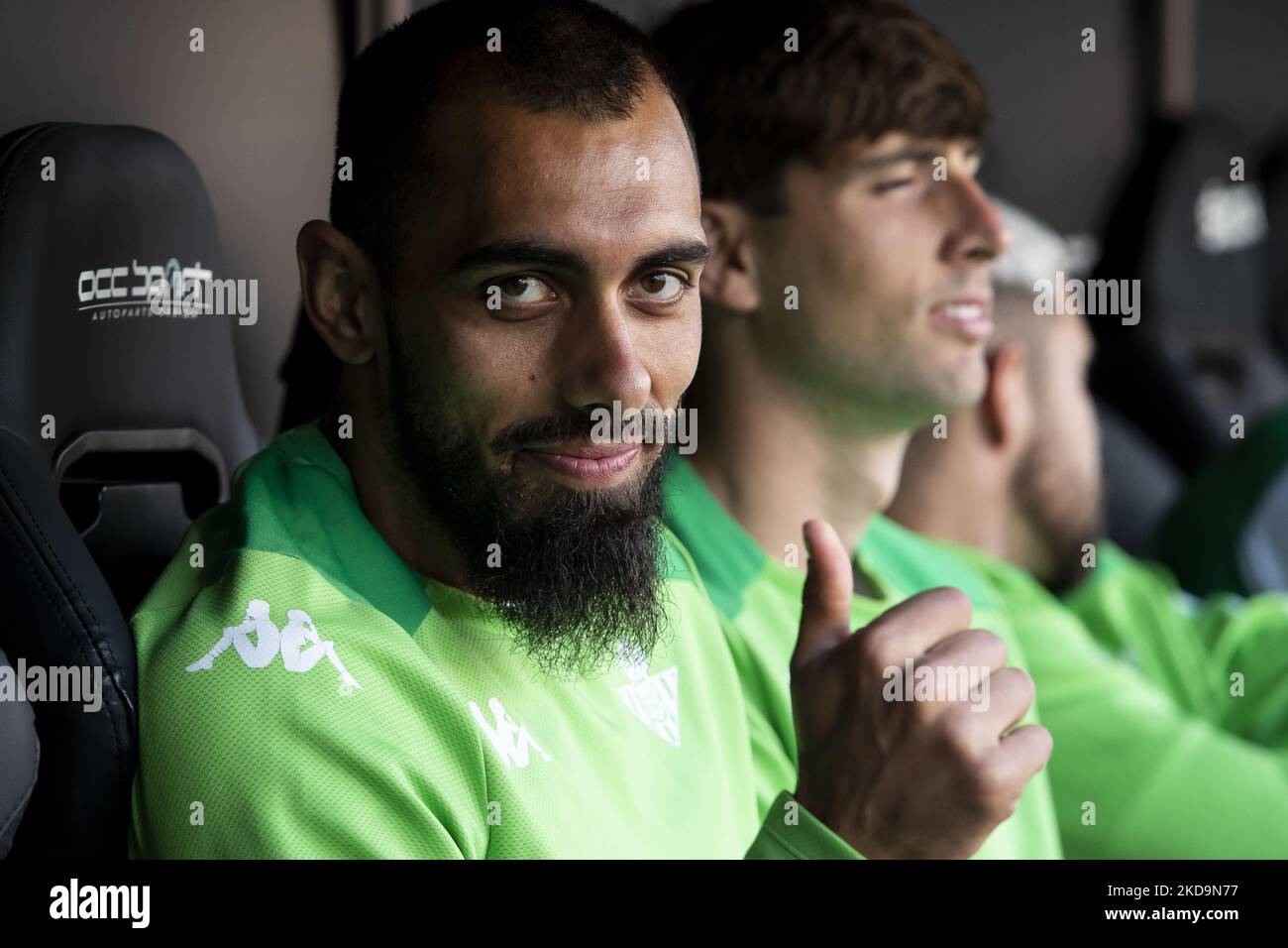 Borja Iglesias de Real Betis Balompie avant le match de la Liga entre Valencia CF et Real Betis Balompie au stade Mestalla sur 10 mai 2022. (Photo de Jose Miguel Fernandez/NurPhoto) Banque D'Images