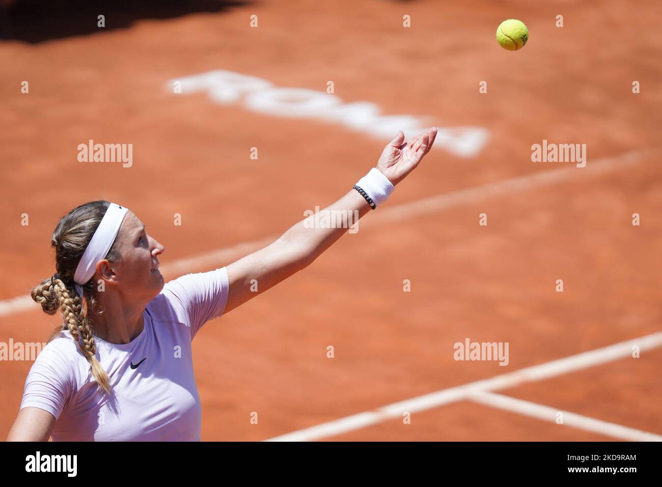 Victoria Azarenka en action pendant le match Internazionali BNL d'Italia 2022 entre IGA Swiatek et Victoria Azarenka - cinquième jour sur 12 mai 2022 à Foro Italico à Rome, Italie. (Photo de Giuseppe Maffia/NurPhoto) Banque D'Images