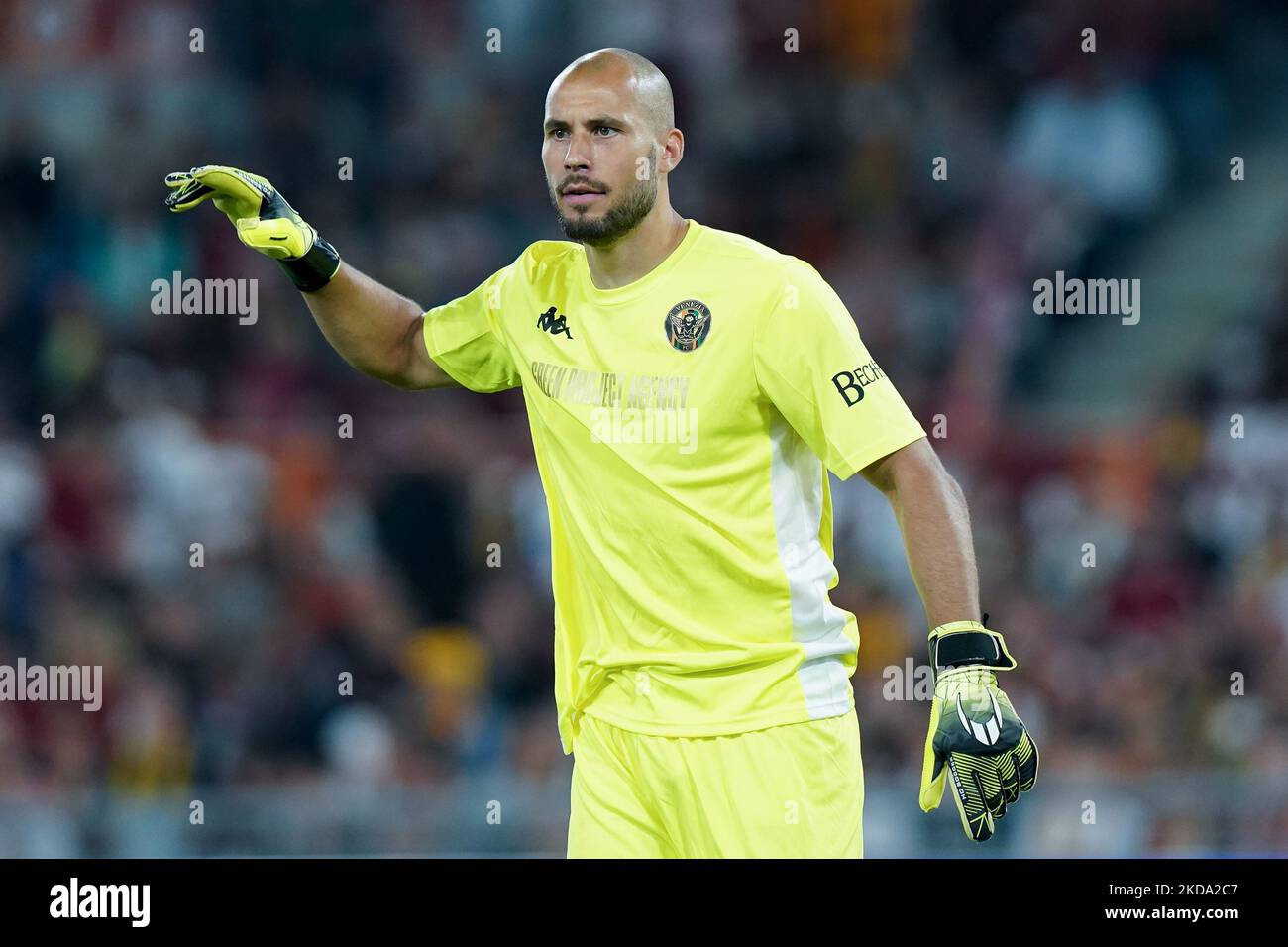 Niki Maenpaa de Venezia FC pendant la série Un match entre AS Roma et Venezia FC sur 14 mai 2022 à Rome, Italie. (Photo de Giuseppe Maffia/NurPhoto) Banque D'Images