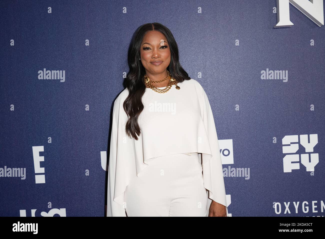 NEW YORK, NEW YORK - 16 MAI : Garcelle Beauvais participe au salon NBCUniversal UpFront 2022 à l'hôtel Mandarin Oriental, 16 mai 2022, New York. (Photo de John Nacion/NurPhoto) Banque D'Images