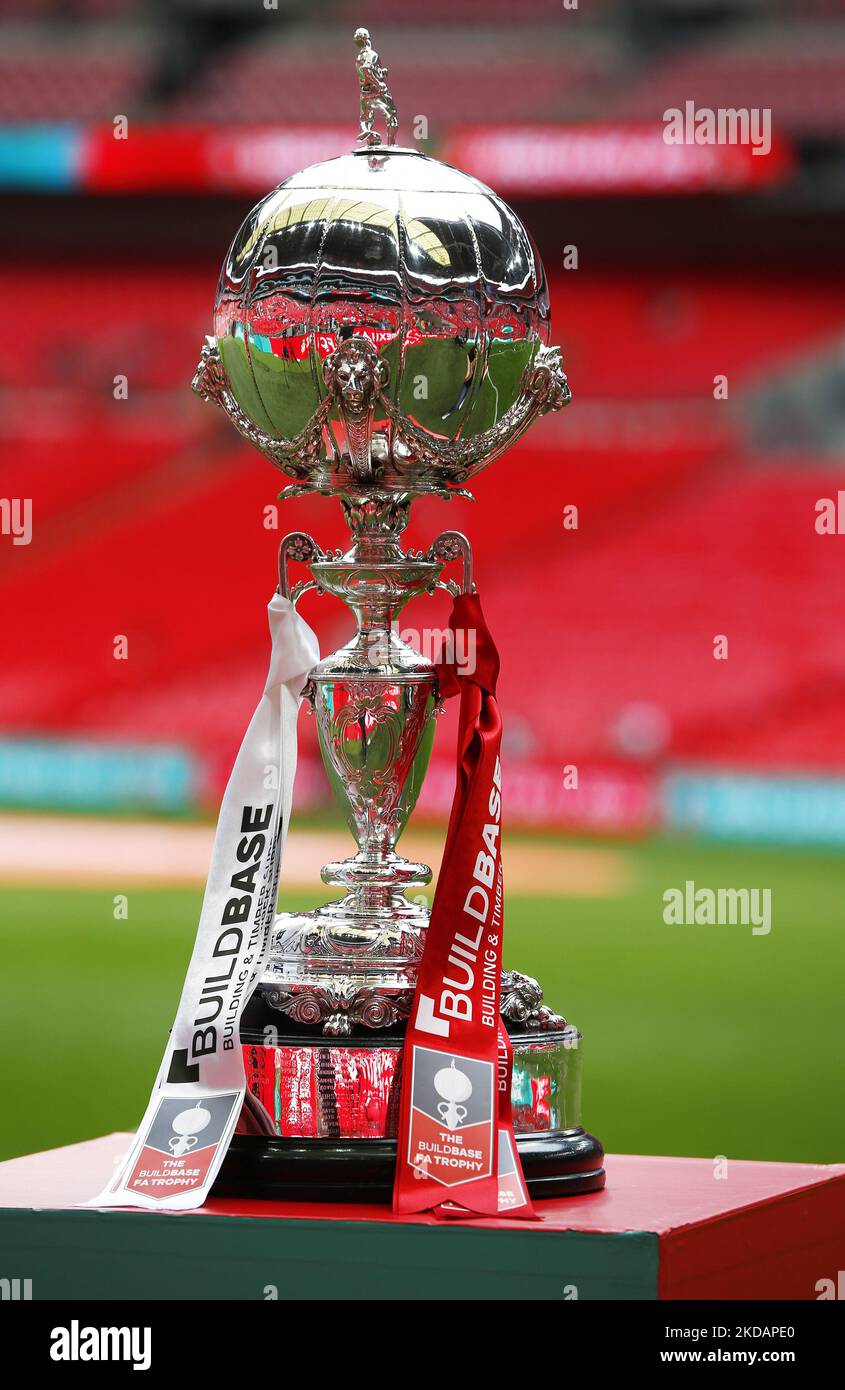 LONDRES, ANGLETERRE - MAI 22:FA Trophée pendant la phase de construction FA Trophée final 2021/2022 entre Bromley et Wrexham au stade Wembley, Londres, Royaume-Uni 22nd mai 2022 (photo par action Foto Sport/NurPhoto) Banque D'Images
