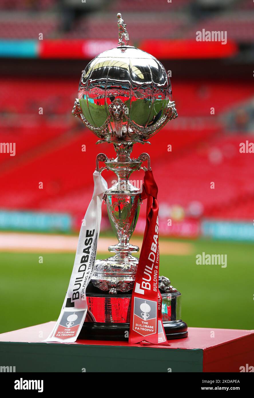 LONDRES, ANGLETERRE - MAI 22:FA Trophée pendant la phase de construction FA Trophée final 2021/2022 entre Bromley et Wrexham au stade Wembley, Londres, Royaume-Uni 22nd mai 2022 (photo par action Foto Sport/NurPhoto) Banque D'Images