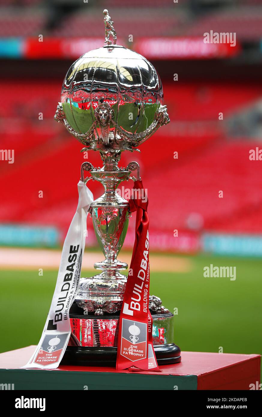 LONDRES, ANGLETERRE - MAI 22:FA Trophée pendant la phase de construction FA Trophée final 2021/2022 entre Bromley et Wrexham au stade Wembley, Londres, Royaume-Uni 22nd mai 2022 (photo par action Foto Sport/NurPhoto) Banque D'Images