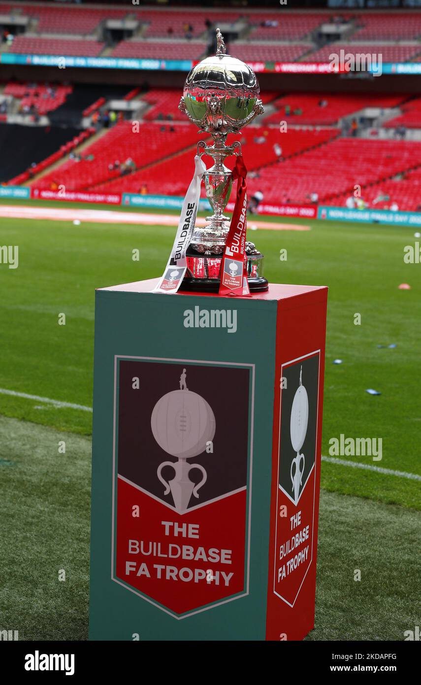 LONDRES, ANGLETERRE - MAI 22:FA Trophée pendant la phase de construction FA Trophée final 2021/2022 entre Bromley et Wrexham au stade Wembley, Londres, Royaume-Uni 22nd mai 2022 (photo par action Foto Sport/NurPhoto) Banque D'Images