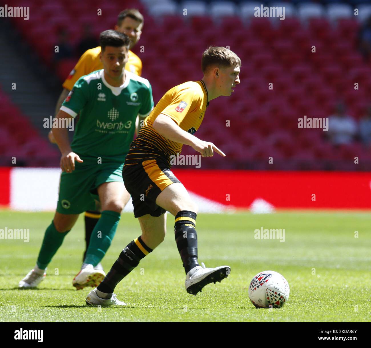 Jordan Layton of Littlehampton Townwistering the Buildbase FA vase final 2021/2020 entre Littlehampton Town et Newport Pagnell Town au stade Wembley, Londres, Royaume-Uni 22nd mai 2022 (photo par action Foto Sport/NurPhoto) Banque D'Images