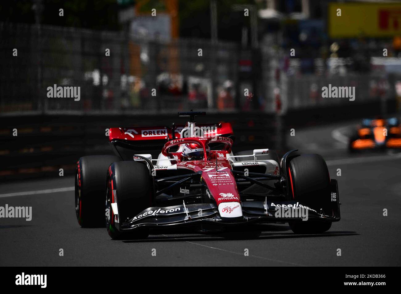 Lors de la qualification du Grand Prix de Monaco au circuit de la ville de Monaco à Monaco-ville, Monaco, France, sur 28 mai 2022. (Photo par Andrea Diodato/NurPhoto) Banque D'Images