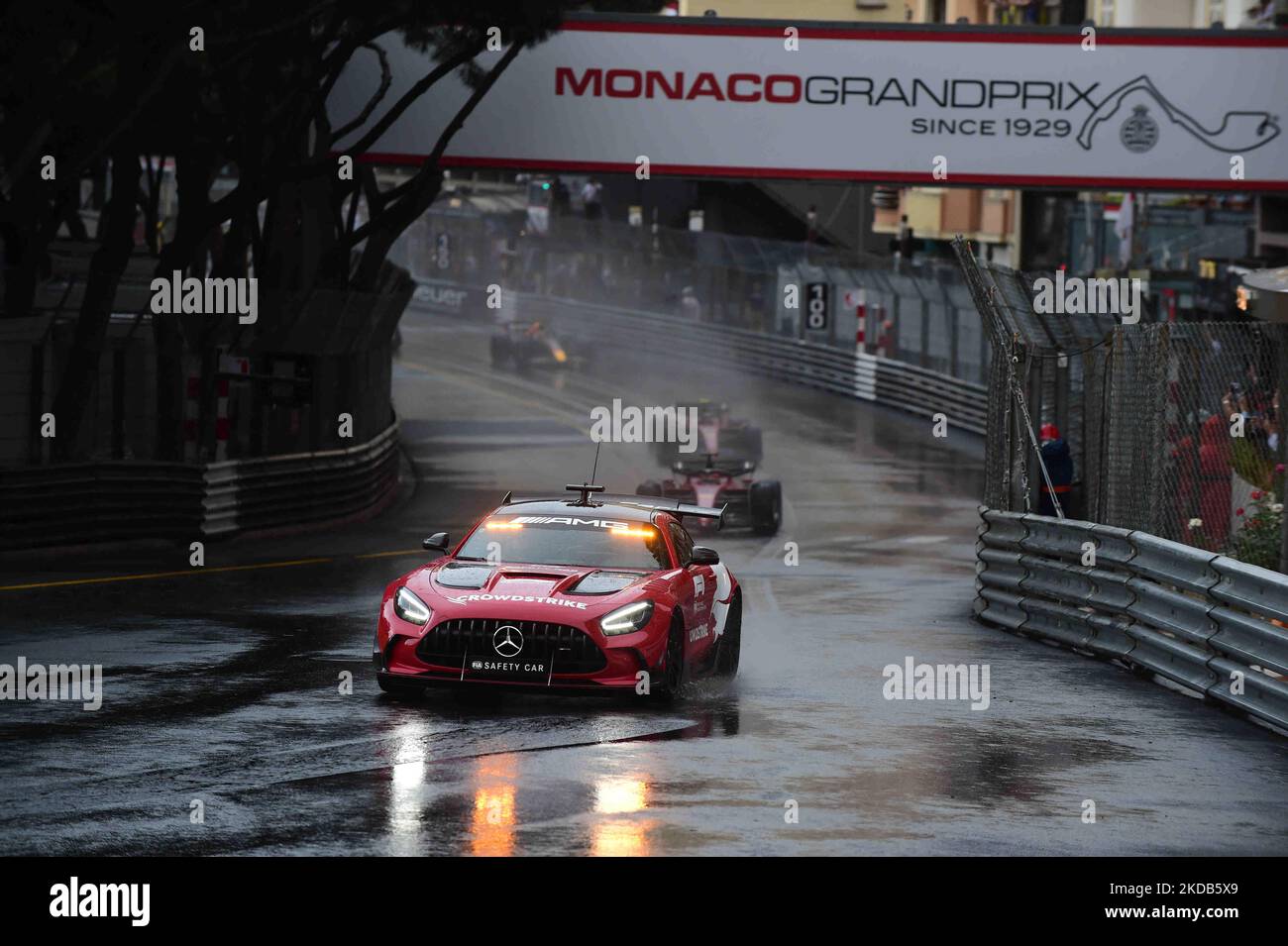 Début de la course du Grand Prix de Monaco au circuit de la ville de Monaco à Monaco, Monaco, France, 29 mai 2022 (photo d'Andrea Diodato/NurPhoto) Banque D'Images