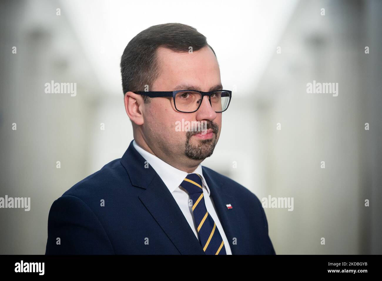 Marcin Horala à Varsovie, Pologne sur 12 mars 2019 (photo de Mateusz Wlodarczyk/NurPhoto) Banque D'Images