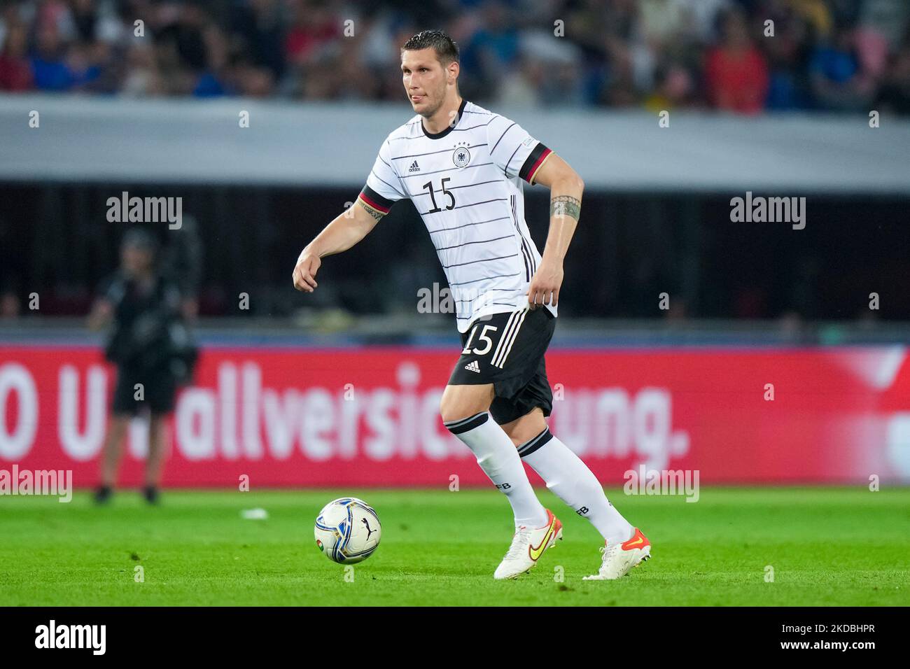 Niklas Sule d'Allemagne lors du match de la Ligue des Nations de l'UEFA entre l'Italie et l'Allemagne au Stadio Renato Dall'Ara, Bologne, Italie, le 4 juin 2022. (Photo de Giuseppe Maffia/NurPhoto) Banque D'Images Niklas Sule d'Allemagne lors du match de la Ligue des Nations de l'UEFA entre l'Italie et l'Allemagne au Stadio Renato Dall'Ara, Bologne, Italie, le 4 juin 2022. (Photo de Giuseppe Maffia/NurPhoto) Banque D'Images