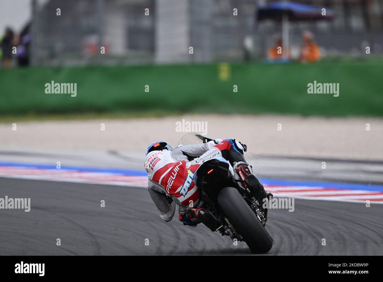 N°36 Leandro Mercado ARG Honda CBR1000 RR-R MIE Racing Honda Team pendant le monde Superbike - SBK Pirelli Emilia-Romagna Round FIM Superbike World Championship 2022 - essais libres et qualifications sur 10 juin 2022 au Misano World circuit 'marco Simoncelli' à Misano Adriatico, Italie (photo par Otto Moretti/LiveMedia/NurPhoto) Banque D'Images