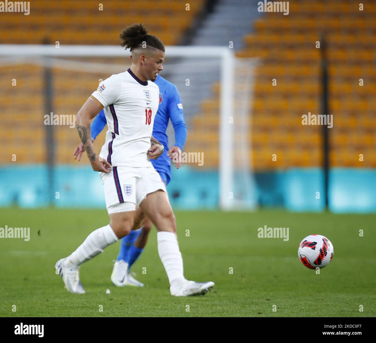 Kalvin Phillips (Leeds) d'Angleterre lors de l'UEFA Nations League - Groupe A3 entre l'Angleterre contre l'Italie au stade Molineux, Wolverhampton le 11th juin 2022 (photo par action Foto Sport/NurPhoto) Banque D'Images