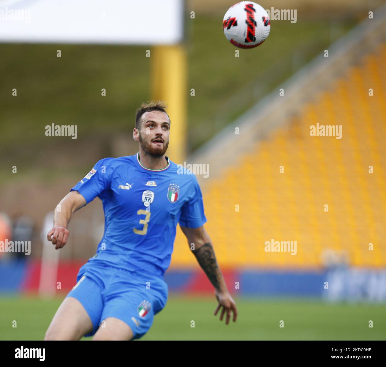 Federico Gatti d'Italie lors de l'UEFA Nations League - Groupe A3 entre l'Angleterre contre l'Italie au stade Molineux, Wolverhampton le 11th juin 2022 (photo par action Foto Sport/NurPhoto) Banque D'Images