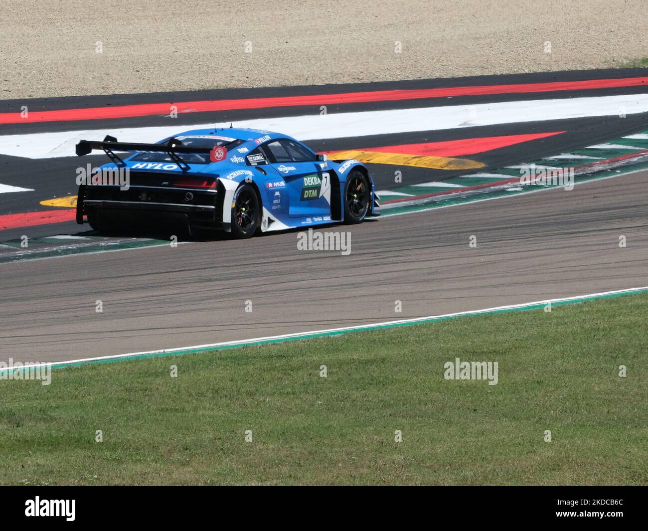 Ricardo Feller-SUI-Audi-Team ABT Sportsline (GER) pendant la course 2, à Imola (Bo), Italie sur 19 juin 2022. (Photo de Loris Roselli/NurPhoto) Banque D'Images