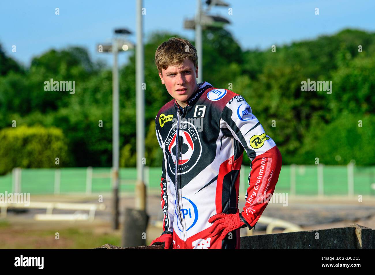 Norick Blödorn de Belle vue ATPI Aces lors du match de SGB Premiership entre Wolverhampton Wolves et Belle vue Aces au Monmore Green Stadium, Wolverhampton, le lundi 20th juin 2022. (Photo de Ian Charles/MI News/NurPhoto) Banque D'Images