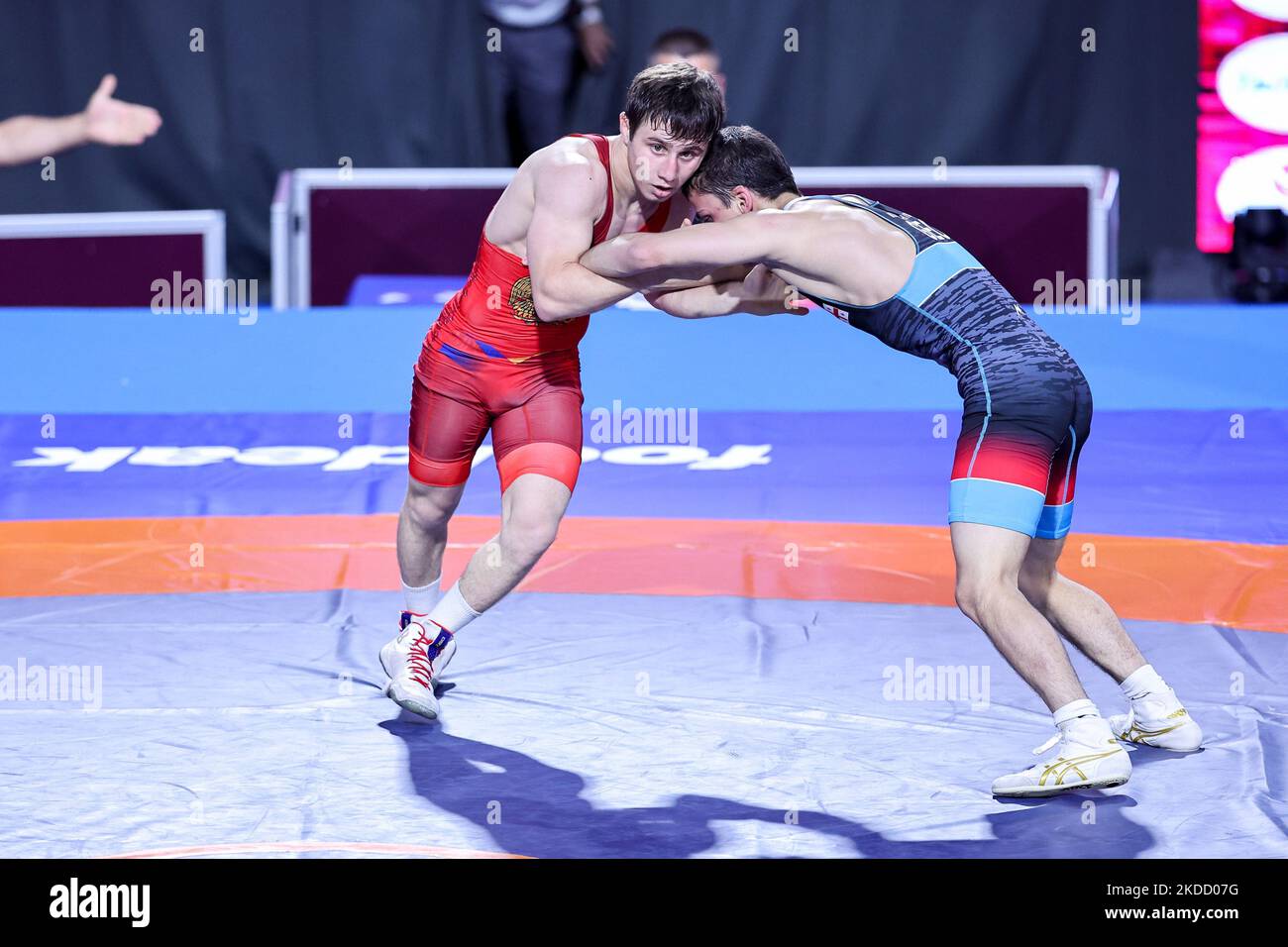 Suren Aghajanyan (ARM) GR 60kg pendant les Championnats d'Europe de Wrestling U20 sur 29 juin 2022 au Matteo Pellicone à Rome, Italie (photo de Luigi Mariani/LiveMedia/NurPhoto) Banque D'Images