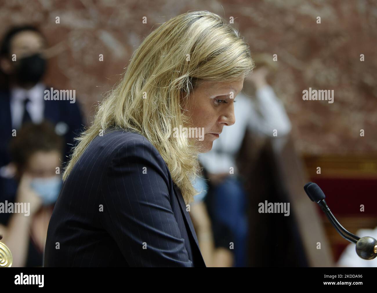 Le Président de l'Assemblée nationale française, Yael Braun-Pivet ...