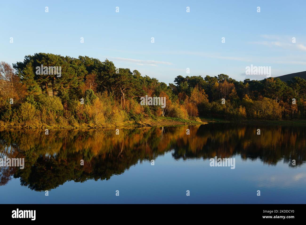 Harlaw réservoir collines de Pentland Lothian Écosse Banque D'Images