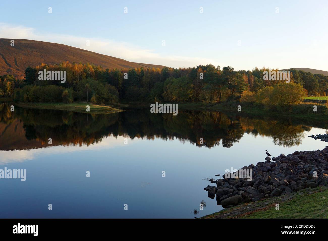 Harlaw réservoir collines de Pentland Lothian Écosse Banque D'Images