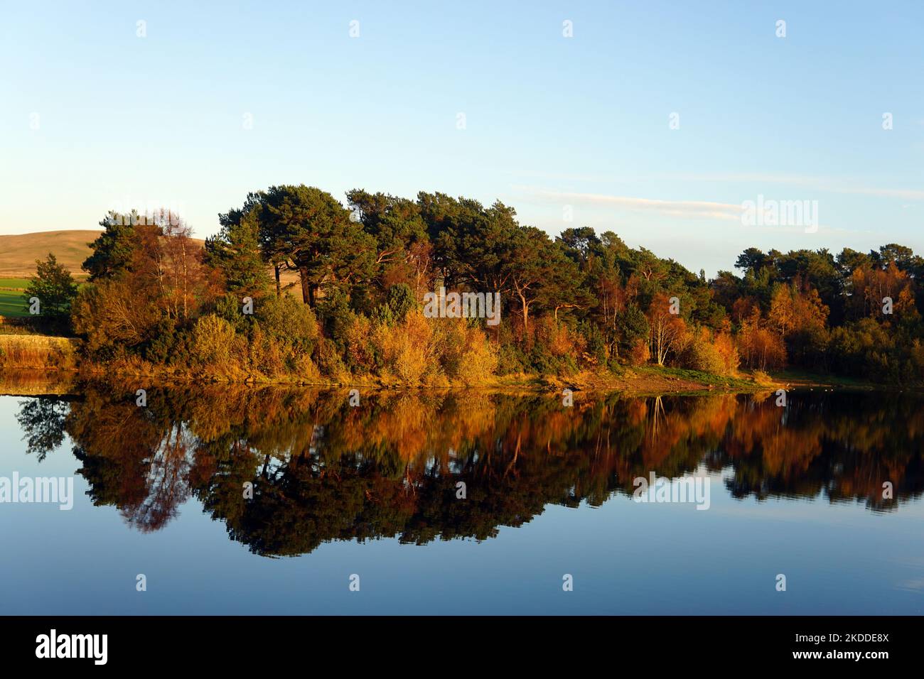 Harlaw réservoir collines de Pentland Lothian Écosse Banque D'Images