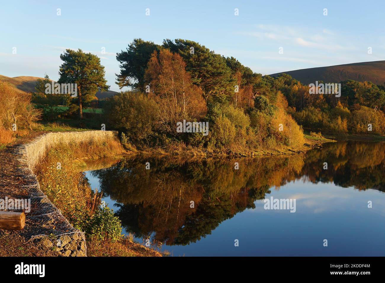 Harlaw réservoir collines de Pentland Lothian Écosse Banque D'Images