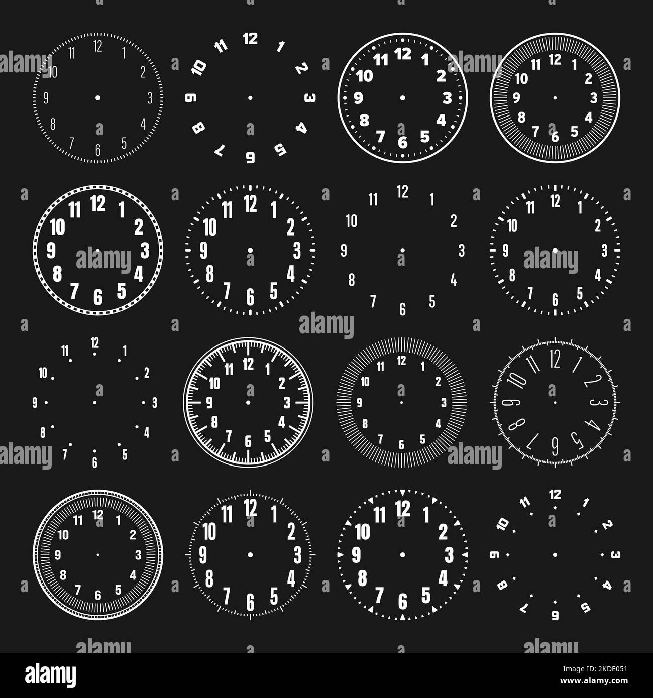 Cadran De Montre 14.4 Mm Chiffres Arabes Et Index Pour Mouvement AS976 - Neuf