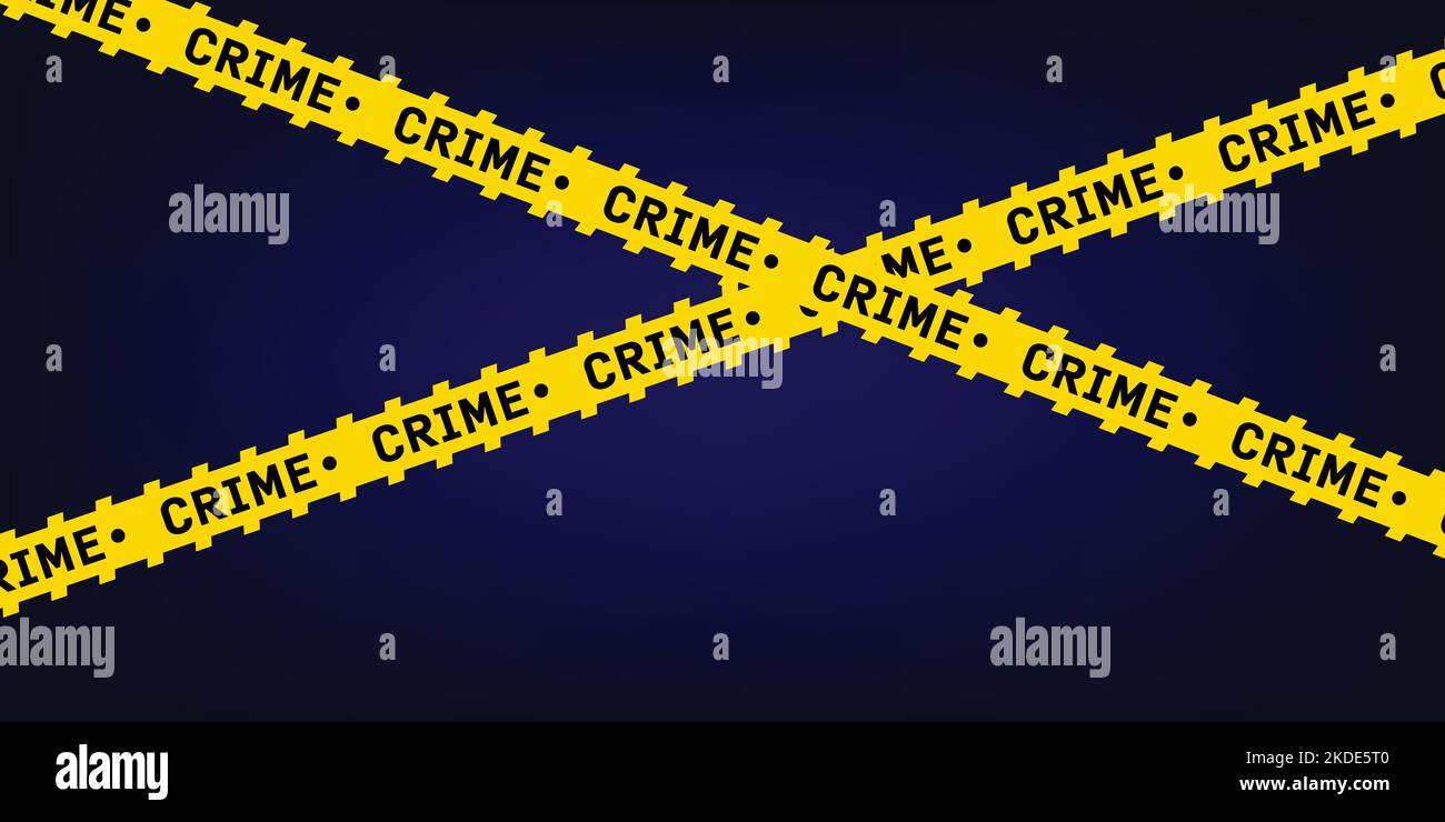 Barrière de la scène de crime arrière-plan abstrait avec espace de copie Illustration de Vecteur