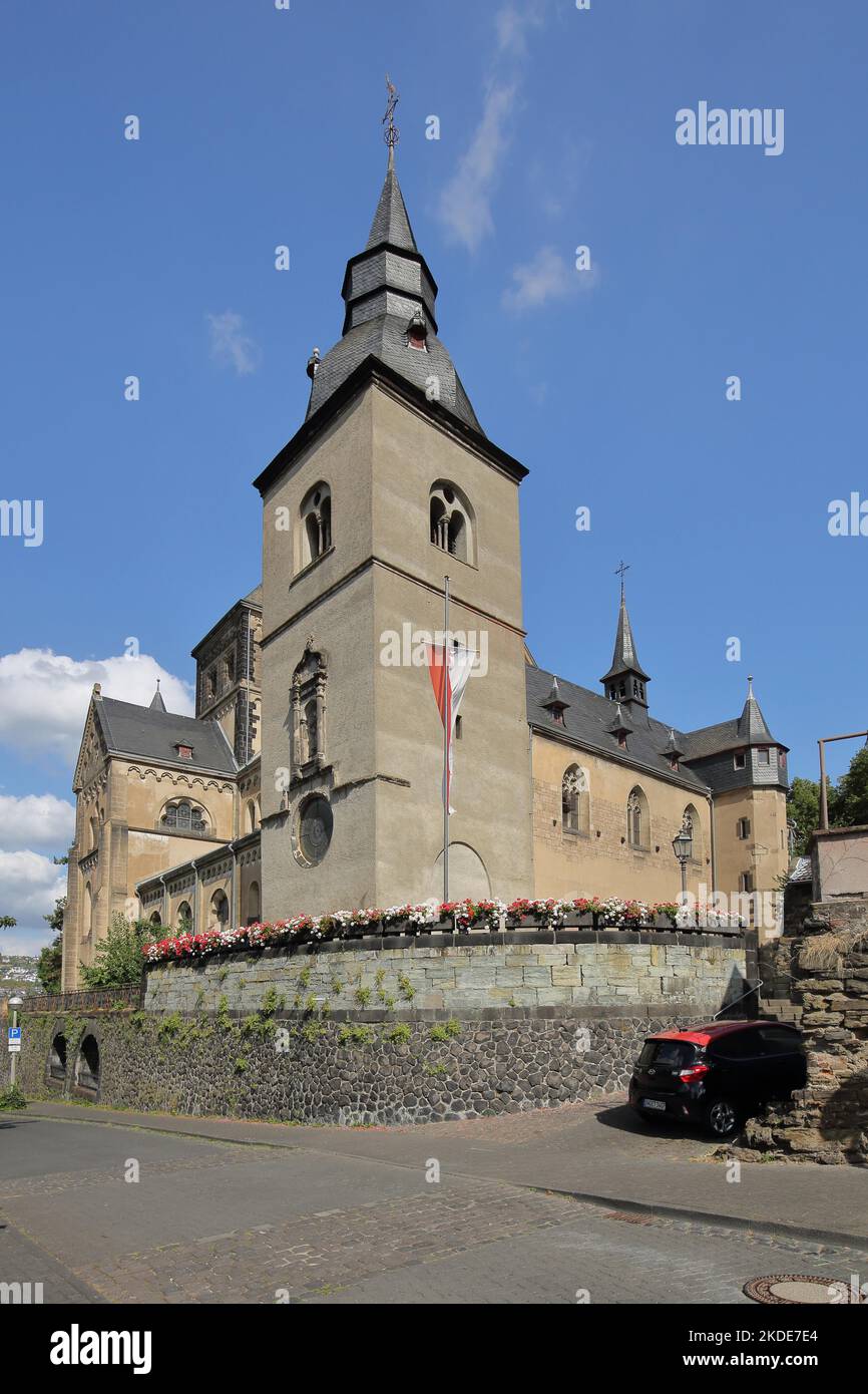 Église Saint-Pierre-et-Paul, Remagen, Rhénanie-Palatinat, vallée du Haut-Rhin moyen, Allemagne Banque D'Images