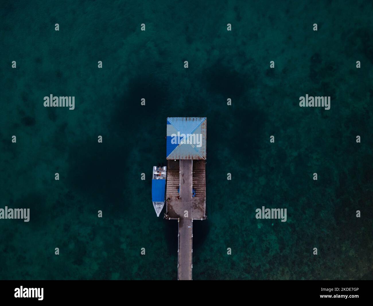 Jetée de Paya Beach, Tioman Island, Pahang Banque D'Images