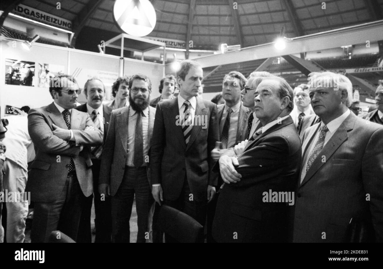 Le salon de l'éducation InterSchool '80 7th du 5 mai 1980 à Westfalenhalle Dortmund. N.N., N-N., N. N. Juergen Schmude, N.N., N.N., Juergen Banque D'Images