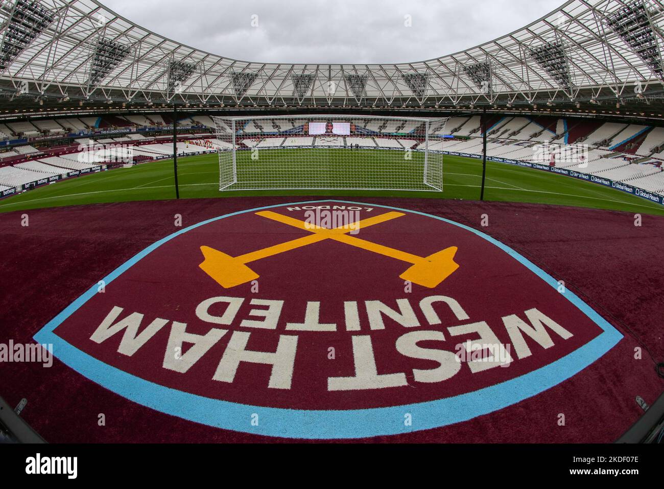 Londres, Royaume-Uni. 06th novembre 2022. Vue générale du stade lors du match de la Premier League West Ham United contre Crystal Palace au London Stadium, Londres, Royaume-Uni, 6th novembre 2022 (photo d'Arron Gent/News Images) à Londres, Royaume-Uni, le 11/6/2022. (Photo par Arron Gent/News Images/Sipa USA) crédit: SIPA USA/Alay Live News Banque D'Images