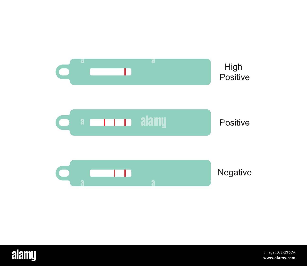 Concept de Reveal gluten Rapid Allergen Test. Illustration vectorielle. Illustration de Vecteur