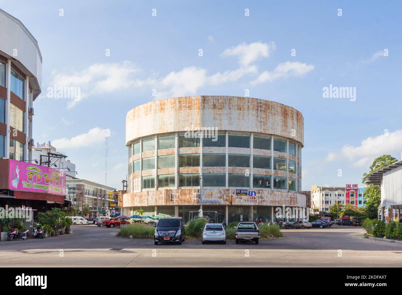 Bâtiment moderniste à Phuket, Thaïlande Banque D'Images