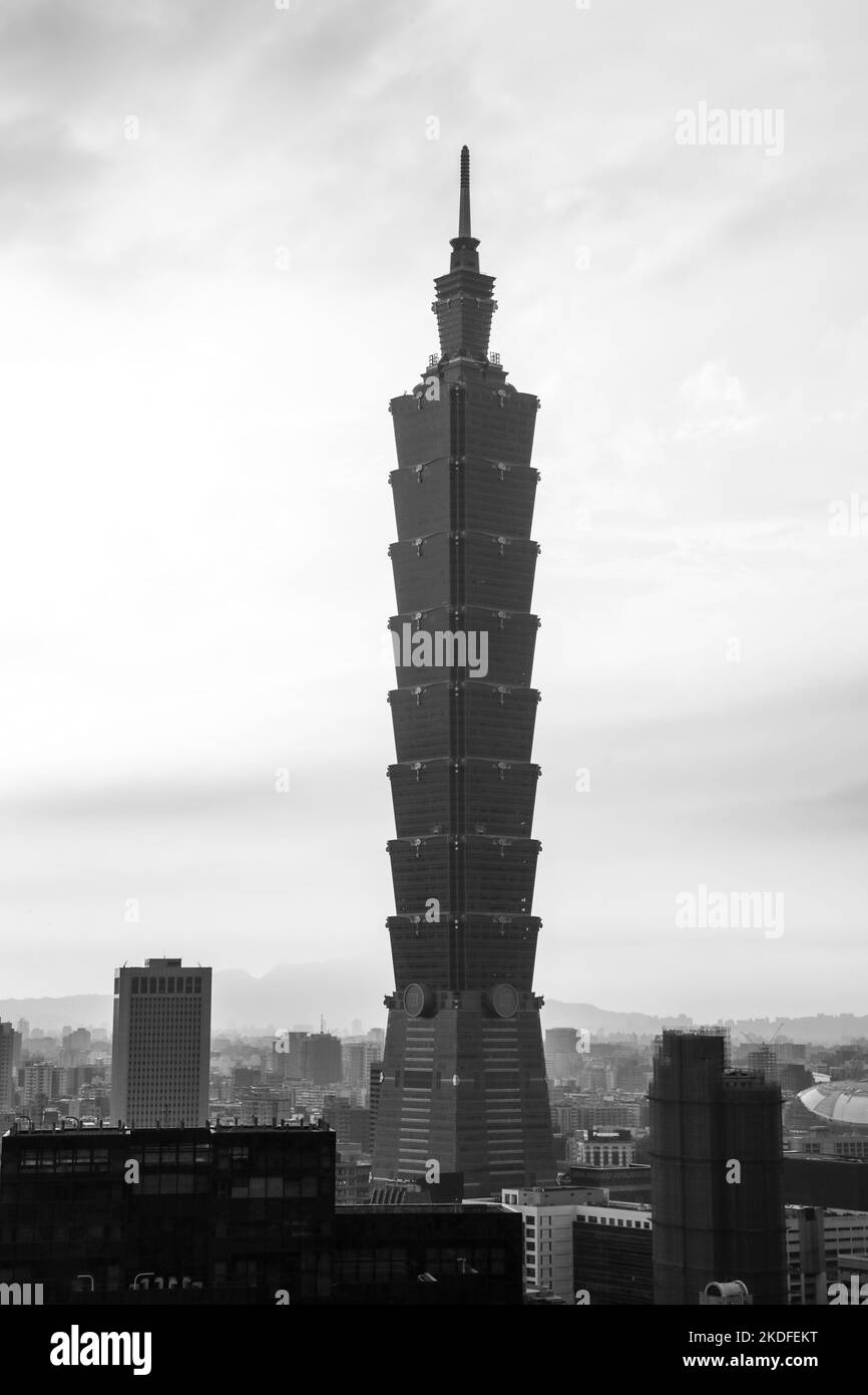 TAIWEI CAPITALE DE TAIWAN Banque D'Images