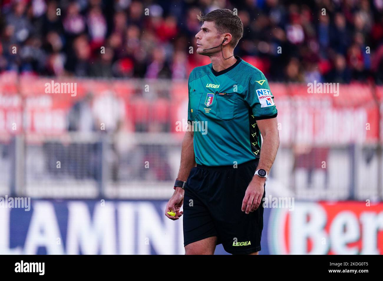 Monza, Italie. 06th novembre 2022. Francesco Cosso (arbitre) pendant l'AC Monza contre Hellas Vérone, football italien série A match à Monza, Italie, 06 novembre 2022 crédit: Agence de photo indépendante/Alamy Live News Banque D'Images