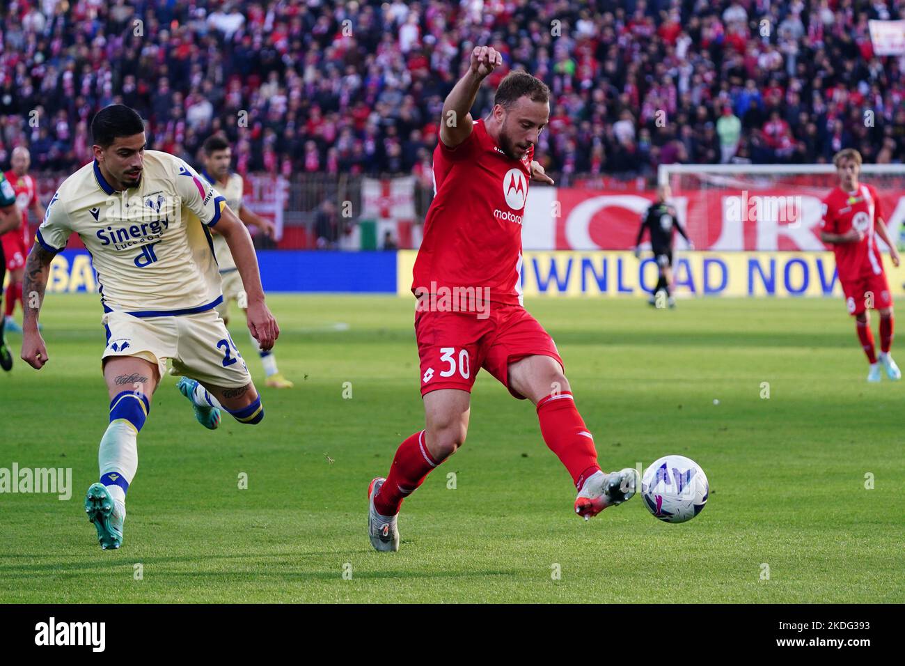 Stade U-Power, Monza, Italie, 06 novembre 2022, Carlos Augusto (AC Monza) pendant l'AC Monza contre Hellas Verona - italie football série A match Banque D'Images