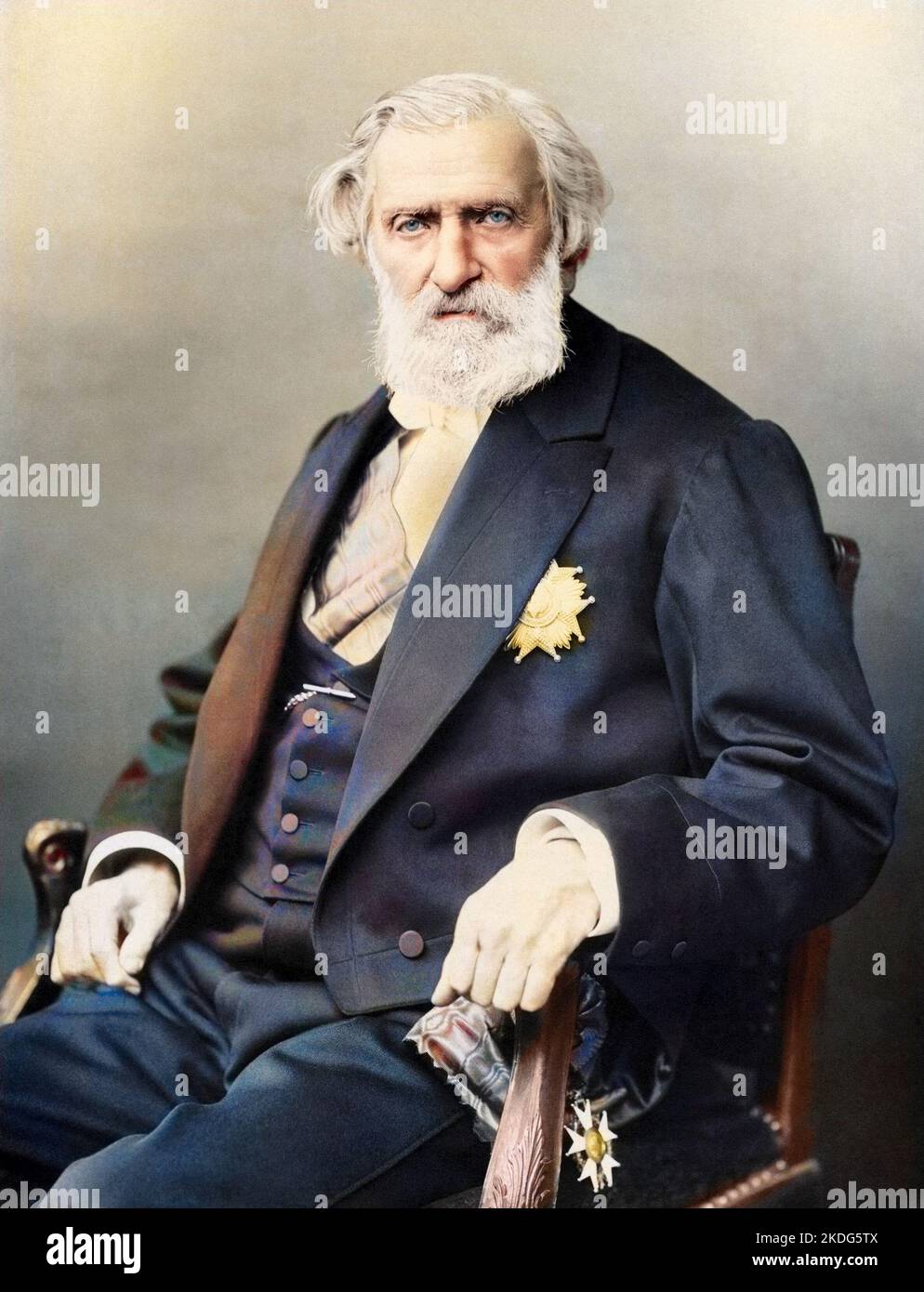 Portrait d'Ambroise Thomas (1811-1896), compositeur français. Banque D'Images