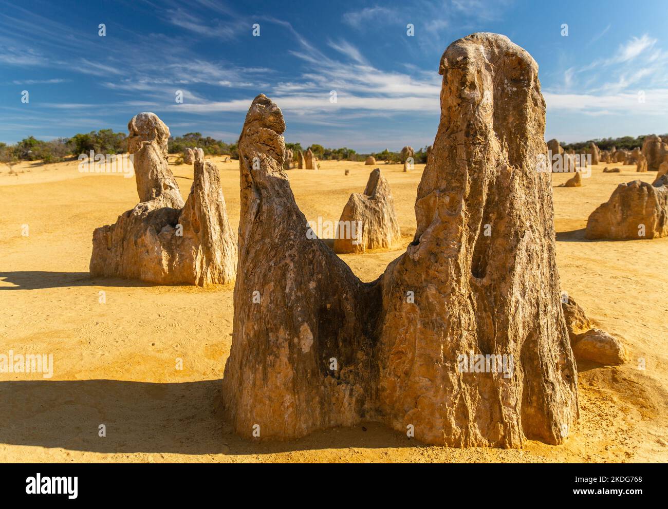 les pinnacles désertent près de cervantes Banque D'Images