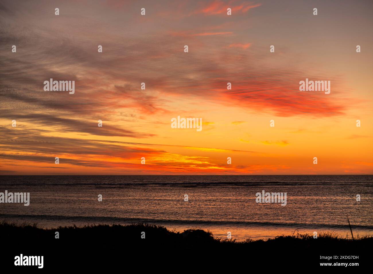 atardecer en australie occidentale Banque D'Images