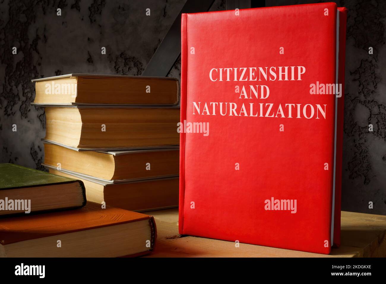 La loi sur la citoyenneté et la naturalisation est sur le plateau. Banque D'Images